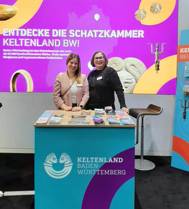 Messestand "Keltenland Baden-Württemberg" mit Heidelberger Beteiligung, Foto: KMH