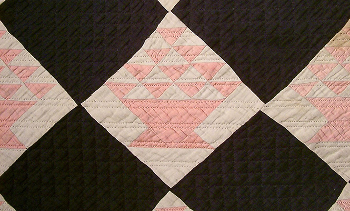 Amish-Quilt Blumenkorb, Illinois oder Indiana/U.S.A., ca. 1910 (Foto: Gattner)